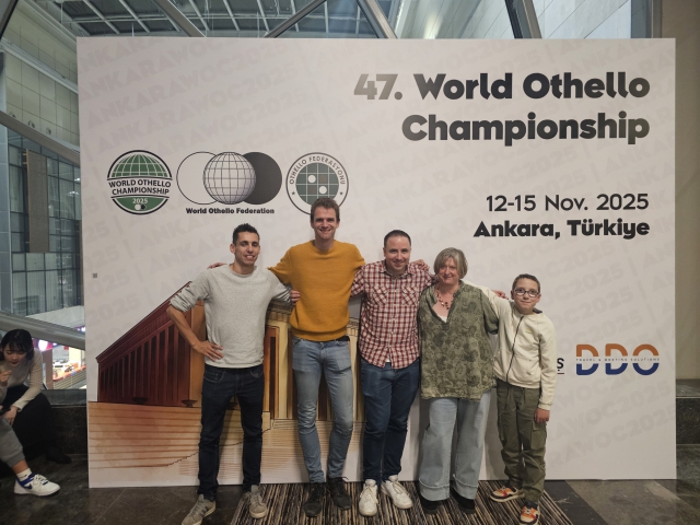 Wereldkampioenschap Othello in Ankara met 5 Belgen